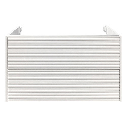 Тумба/2 ящ/подвесная/белая/раковина Палермо(100см) Parma /AQUA DE MARCO