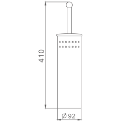Напольный ершик HB902