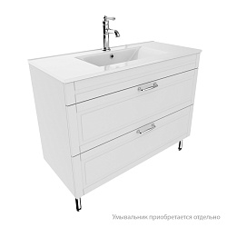 Тумба напольная, 100 см, белая, Oxford, IDDIS, OXF10W1i95. ум.0131000i28