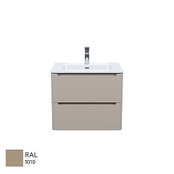 Тумба с умывальником, подвесная, 60 см, капучино, Edifice, IDDIS, EDI60C0i95K подходит умыв. 0106000