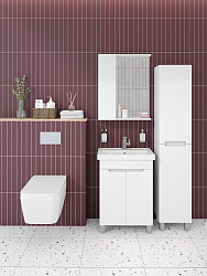 Тумба напольная CITY 60 /2 дв/раковина Фостер (60см)/AQUA DE MARCO