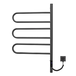 Полотенцесушитель электрический Vincea VTD-1R2CGE 44х80, графит, таймер, , шт