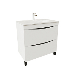 Тумба напольная, белая, 80 см, Cloud, IDDIS, CLO80WFi95. Ум.0138000i28