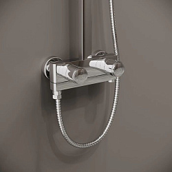 Смеситель с верхним душем с управлением Push Control, Slide, IDDIS, SLISBBTi06