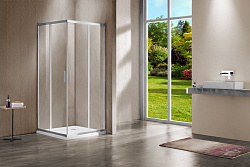 Душевой уголок Garda VSS-1G1212CL, 1200*1200, хром, стекло прозрачное, , шт