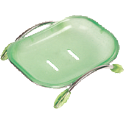Мыльница пласт/ настольн.(зеленая) HB333