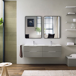 Зеркало LED VLM-3VC500B 500х700 c сенсорным выключателем и диммером, , шт