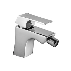 Смеситель для биде, высота излива 7 см, длина 14 см, латунь/хром