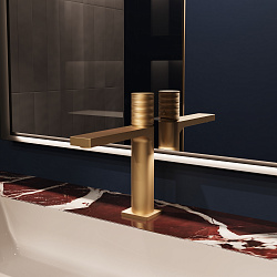 Смеситель для раковины Domus VBF-5DM01BG, брашированное золото, , шт