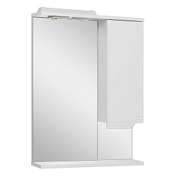 Зеркальный шкаф/прав/с/с/белый(55см) Viktoria/AQUA DE MARCO