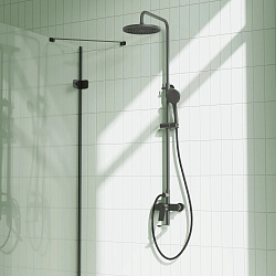 Душевая лейка Pragma Ryld, матовый черный, 3 режима, RLD2.BB3H.030