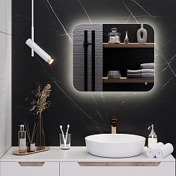 Зеркало/LED-подсветка (50см*60см)/сенсор.выключатель Milan/AQUA DE MARCO