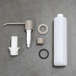 "EXPERT" LM8201 дозатор для моющих средств,врезной, цвет: грей