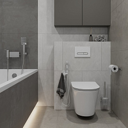 Клавиша смыва, универсальная, белая, Unifix, 001, IDDIS, UNI01WCi77