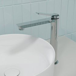 Смеситель для настольного умывальника, глянцевый хром, Parker, IDDIS, PARSB01i01