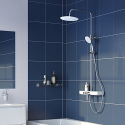 Смеситель с верхним душем и изливом, Shelfy, IDDIS, SHESB3Fi06