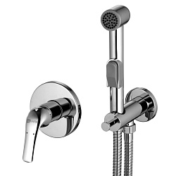 plus ADVANCE Встраиваемый смеситель с гигиеническим душем, латунь/хром