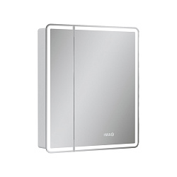 Шкаф зеркальный Nice LED 70 с часами