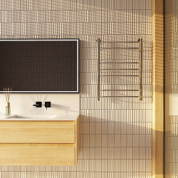 Aringa Лана полотенцесушитель водяной 50*80, хром