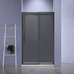 Душевая дверь Como-N VDS-4CN140CGB, 1400, черный, стекло тонированное, , шт