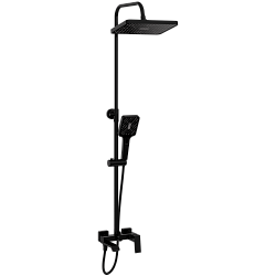 Душевая система, черный, HB24575-7