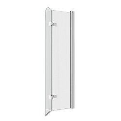 Corpa Nera Allegri/Аллегри Шторка на ванну 80х140, прозрачное стекло, профиль- хром