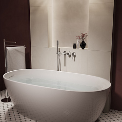 Смеситель для ванны Villa VTFW-1VL1CH, встраиваемый, хром, , шт