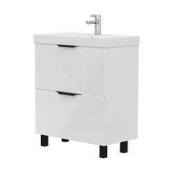 Тумба напольная Geometry 70.2Y белый (9696-70v)