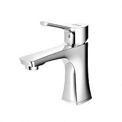 Cмеситель для раковины монолитный, хром, S0506C