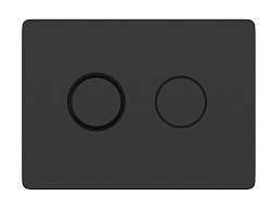 Вывод Кнопка ACCENTO CIRCLE для AQUA 50 пневматическая пластик черный матовый