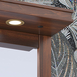 Зеркало Opadiris Мираж 65, цвет светлый орех