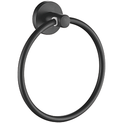 Держатель для полотенец, кольцо, черный HB8704