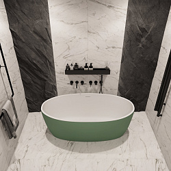 Corpa Nera Bosso/Боссо ванна акриловая отдельностоящая 170х76х58, черный матовый