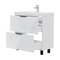 Тумба напольная Geometry 80.2Y белый (9696-80v)