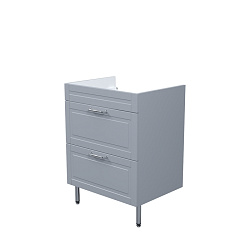 Тумба напольная, 60 см, светло-серый, Oxford, IDDIS, OXF60L0i95 подходит умыв. 0136000i28