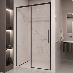 Душевая дверь Stella VDS-1ST150CLB, 1500, черный, стекло прозрачное, , шт