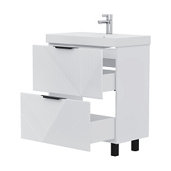 Тумба напольная Geometry 70.2Y белый (9696-70v)