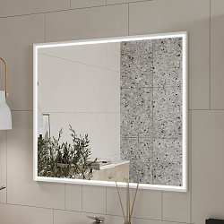 Зеркало Lago LED 80 белый