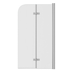 Corpa Nera Allegri/Аллегри Шторка на ванну 80х140, прозрачное стекло, профиль- хром