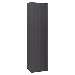 Шкаф-пенал Monaco/35см/1 дверь/универ/графит/AQUA DE MARCO