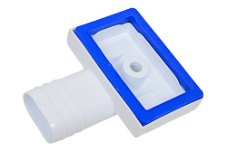 Y410 СИФОН ДЛЯ МОЙКИ ПРЯМОТОЧНЫЙ С ВЫПУСКОМ 3 1/2 на Ø40  С КВАДРАТНЫМ ПЕРЕЛИВОМ  БЕЗ ОТВОДА