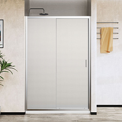 Душевая дверь City VDS-5CT100MT, 1000, хром, стекло текстурное, , шт