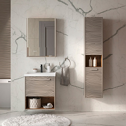 Пенал подвесной Gleam 36 с корзиной, амарок/дуб вотан