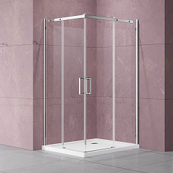 Душевой уголок Dice VSS-4D100CL, 1000*1000, хром, стекло прозрачное, , шт