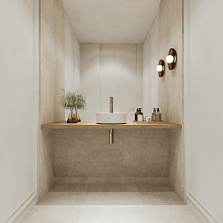 Бутылочный сифон для умывальника, матовое золото, Optima Home, IDDIS, OPTMG00i84