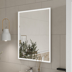 Зеркало Lago LED 60 белый