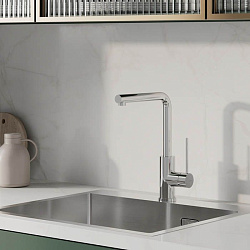 Смеситель для кухни, хром, Rule, IDDIS, RULSBL0i05