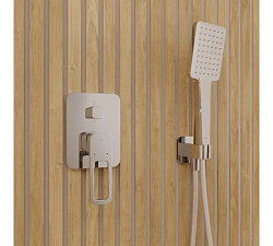 Душевая система скрытого монтажа с тропическим душем и ручным душем, Slide, IDDIS, SLISB02i67