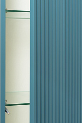 Шкаф-пенал Monaco/35см/1 дверь/универ/аквамарин/AQUA DE MARCO