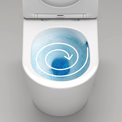 Унитаз подвесной Pragma Olako, белый глянцевый, смыв Торнадо, OLK1.GWWT.001